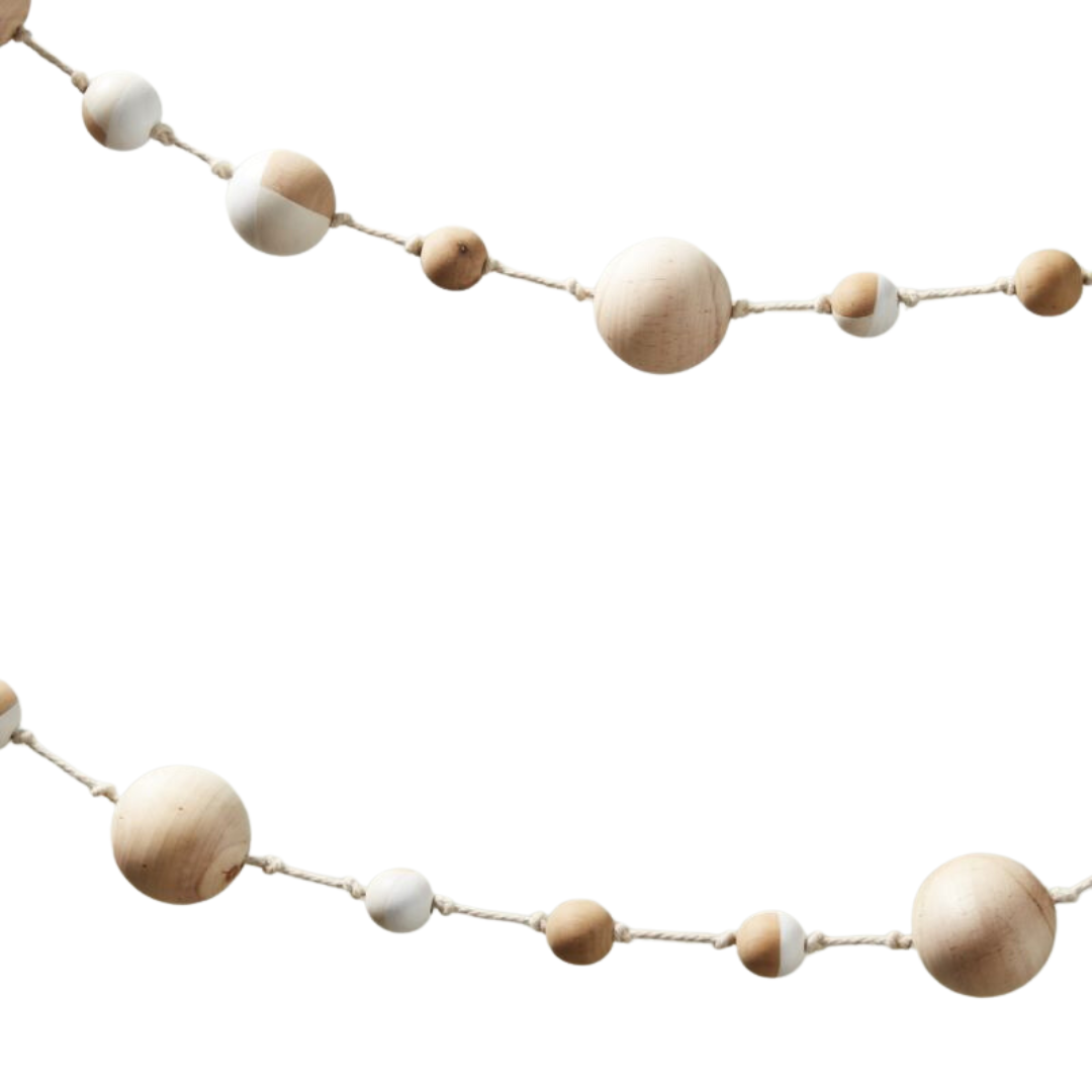 Frosted Bauble Garland