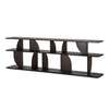 Geometric Sofa Console, Teak