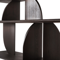 Geometric Sofa Console, Teak