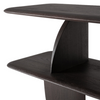 Geometric Sofa Console, Teak