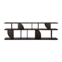 Geometric Sofa Console, Teak