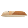 Handmade Geo Shapes Lumbar Pillow, Earth
