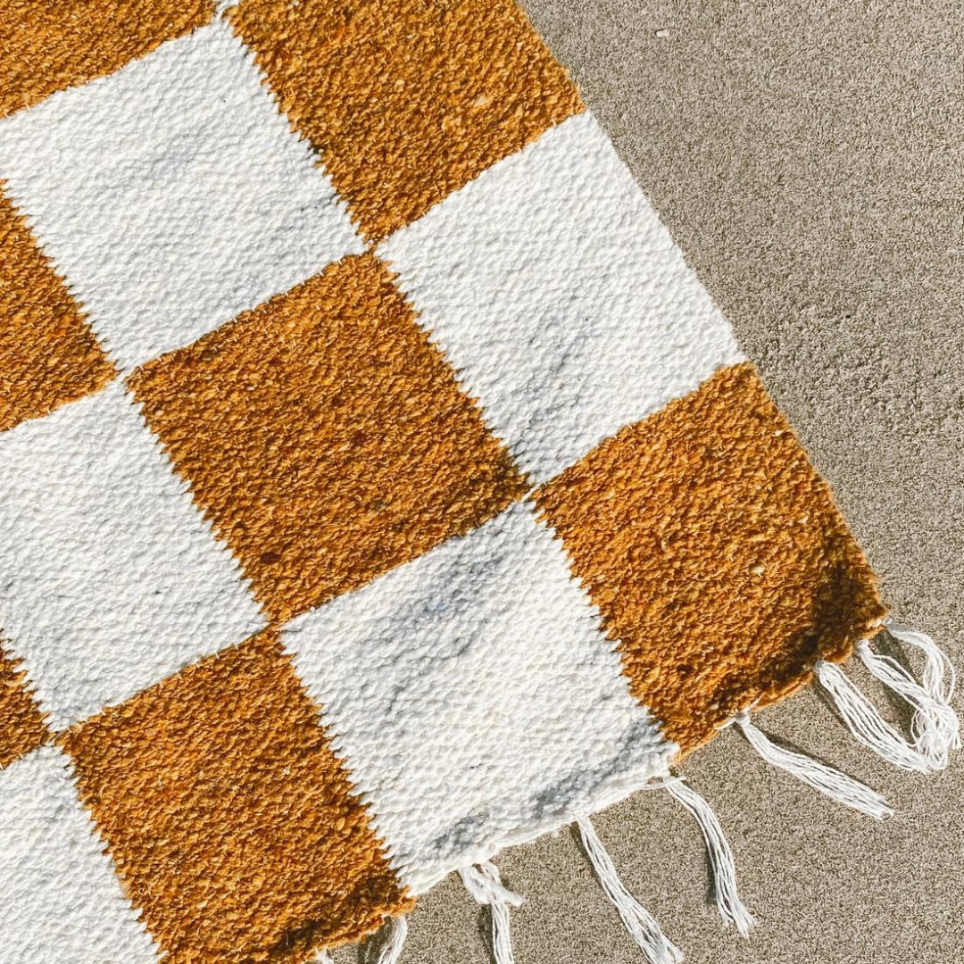 Heavyweight Checker Throw Blanket