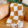 Heavyweight Checker Throw Blanket
