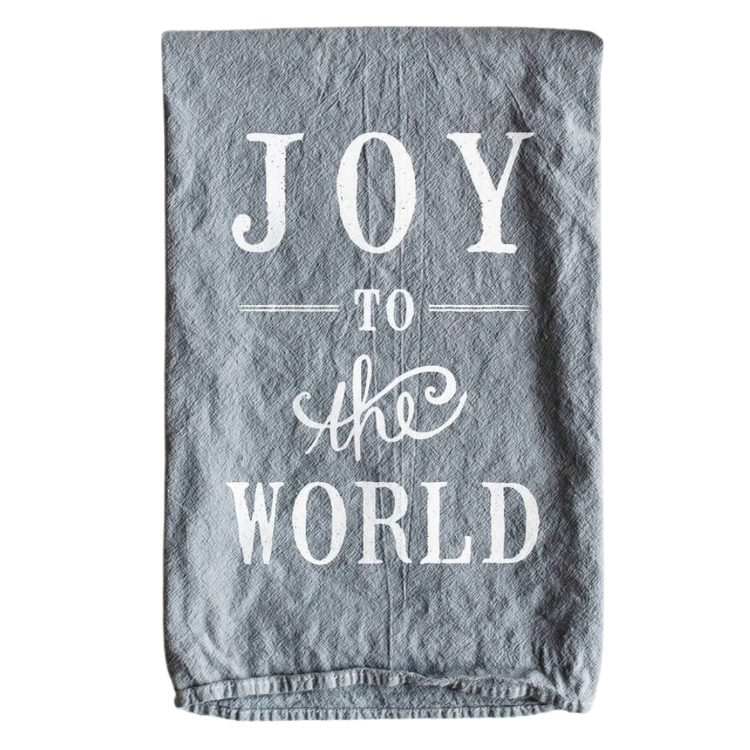 Joy To the World Tea Towel