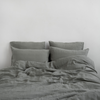 Khaki Linen Duvet Cover Set