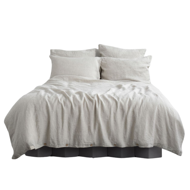 Melange Linen Duvet Cover Set