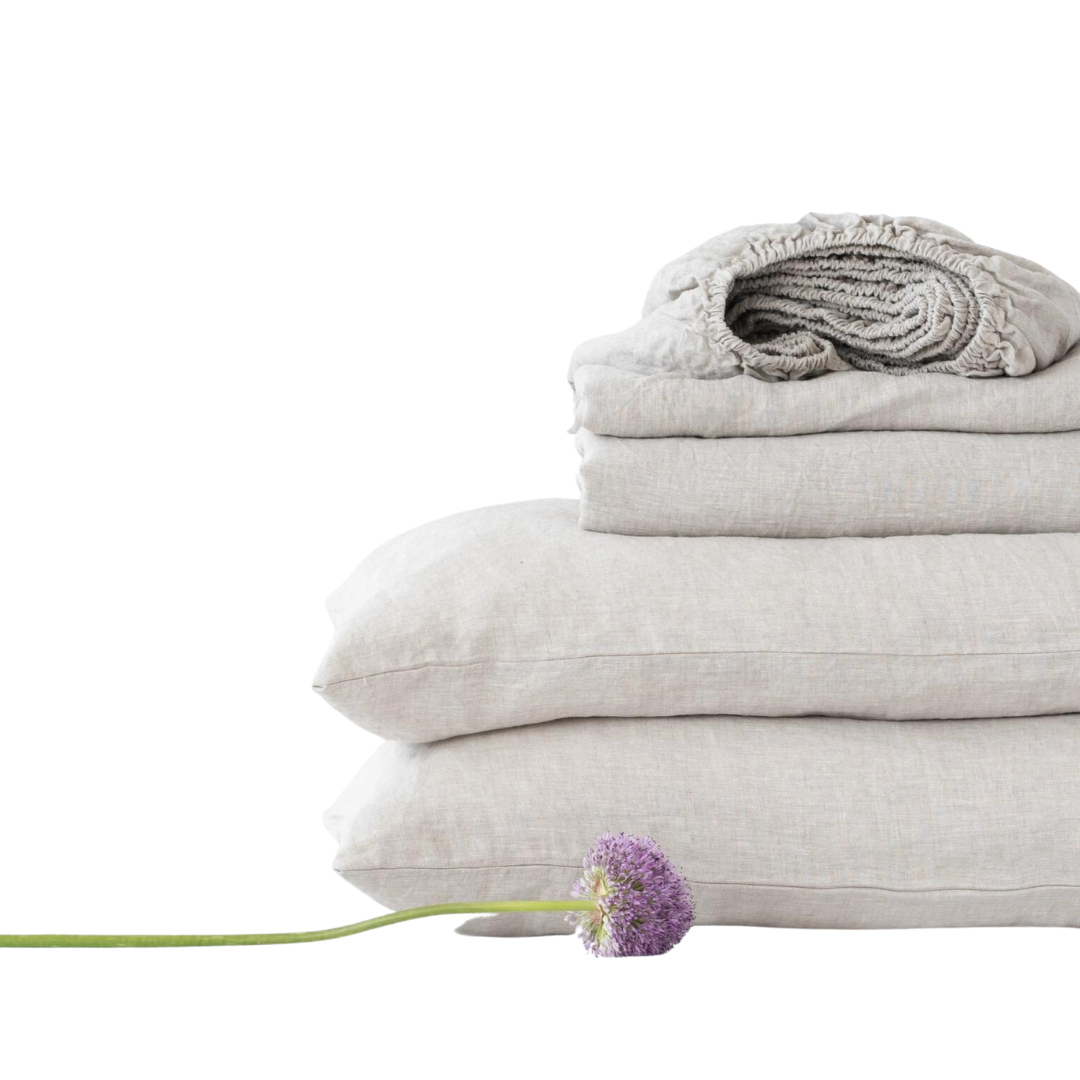 Melange Linen Sheet Set