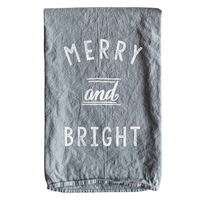 Merry and Bright Tea Towel