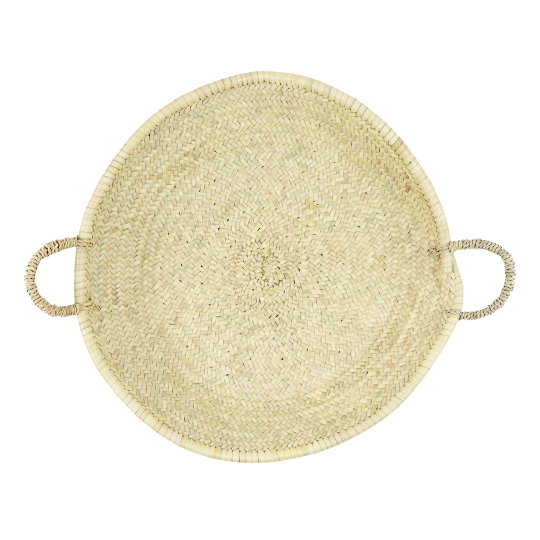 Moroccan Straw Woven Plate