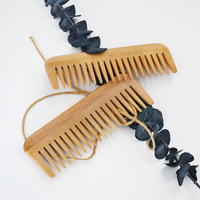 Natural Bamboo Wide Tooth Comb