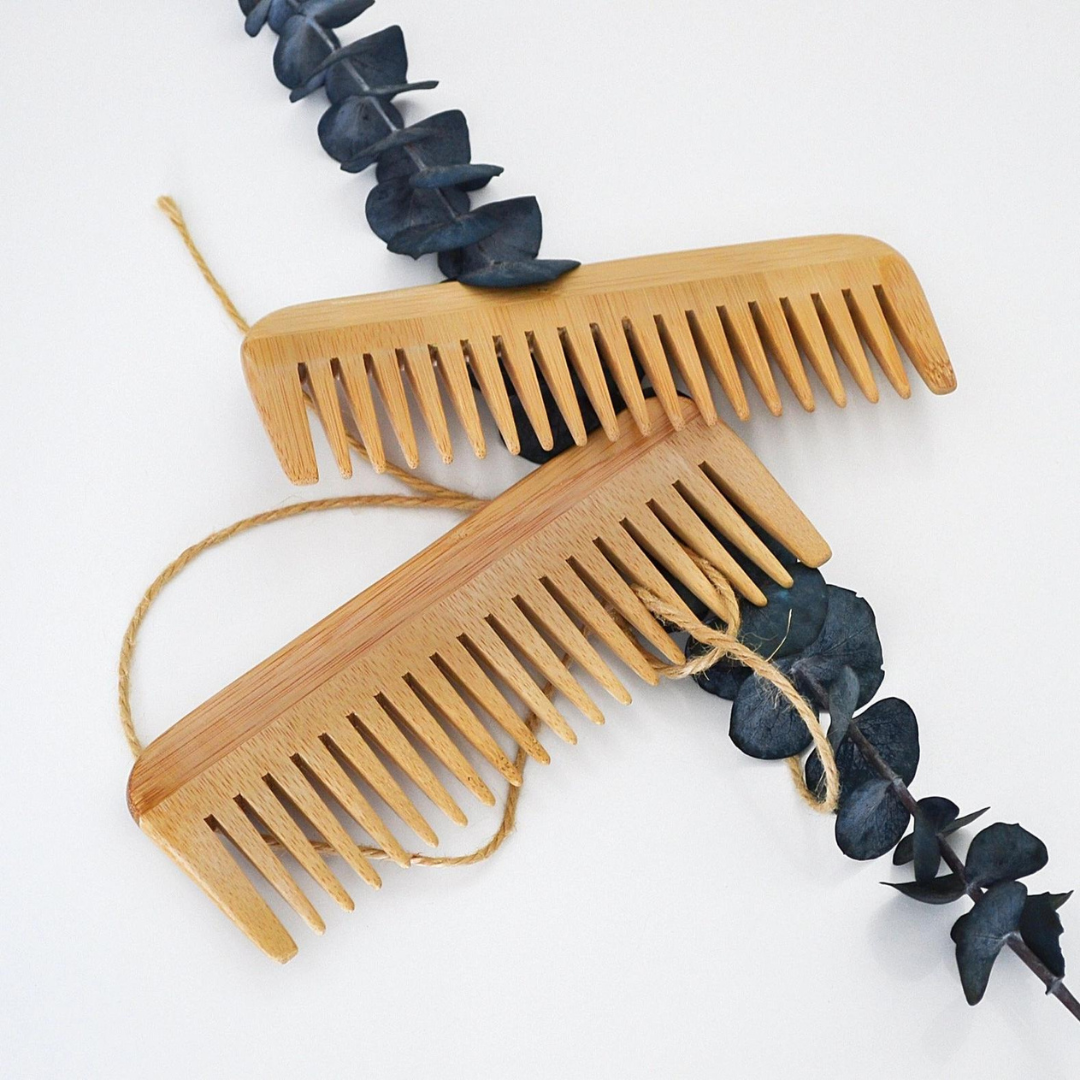 Natural Bamboo Wide Tooth Comb