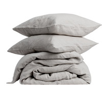 Natural Linen Bed Set-King