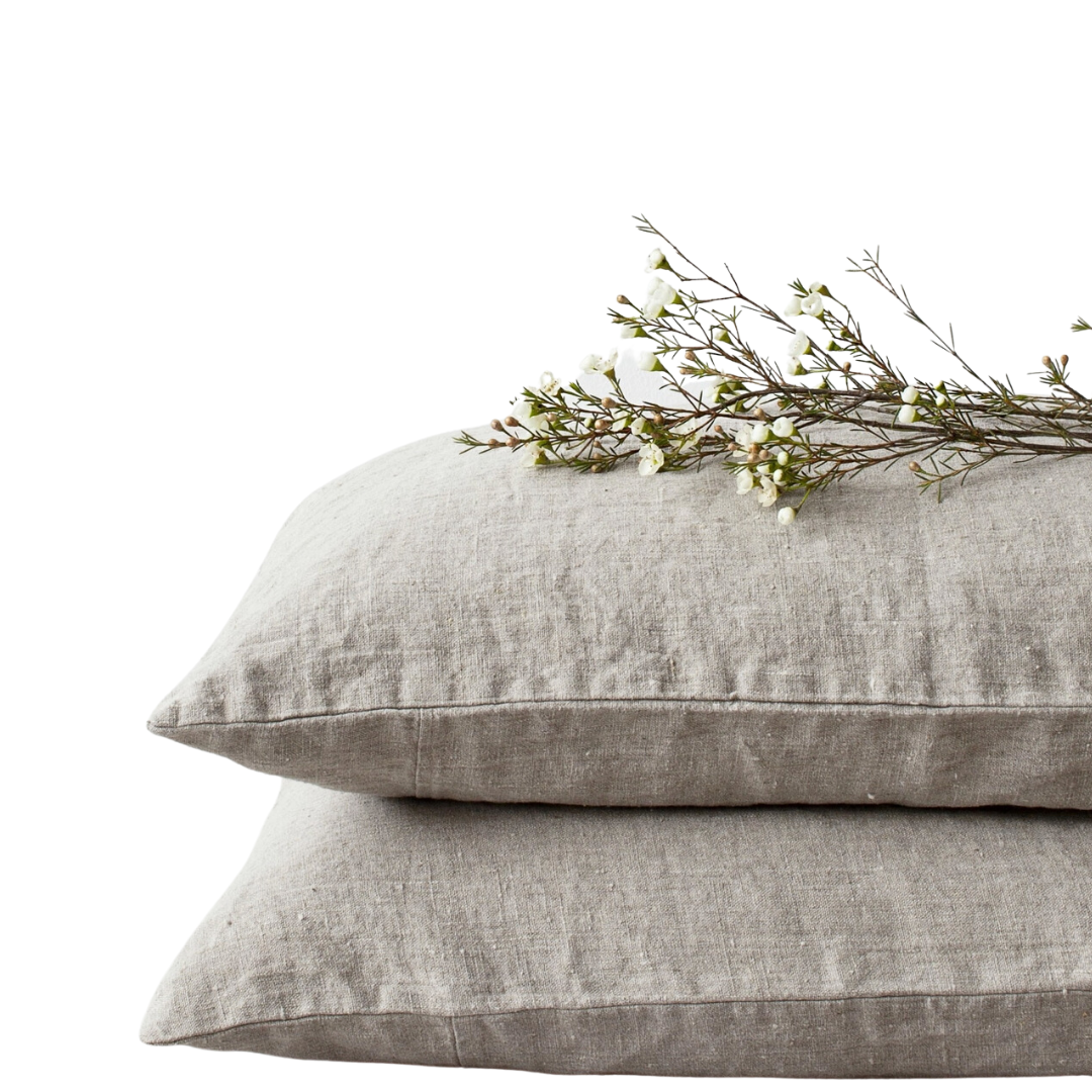 Natural Linen Bed Set-King