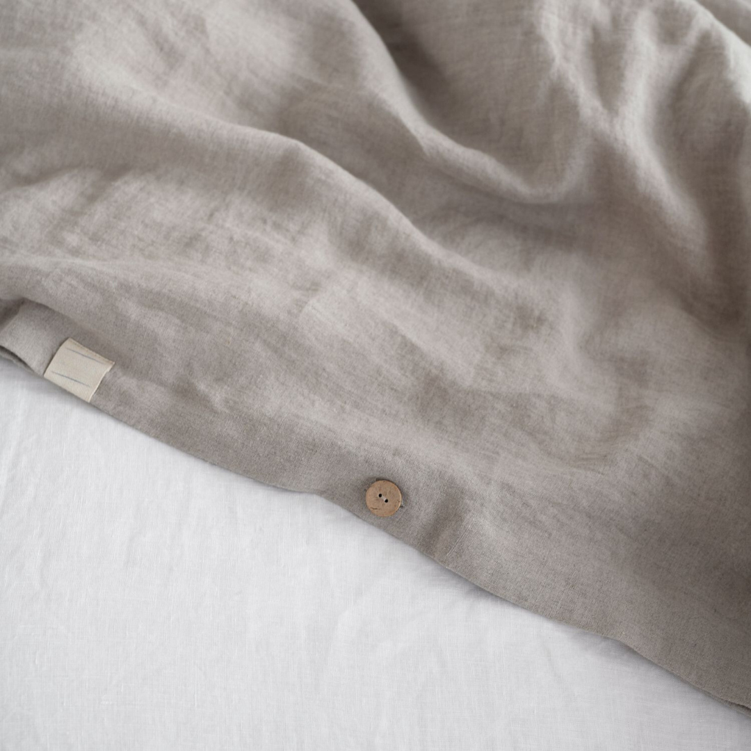 Natural Linen Duvet Cover Set