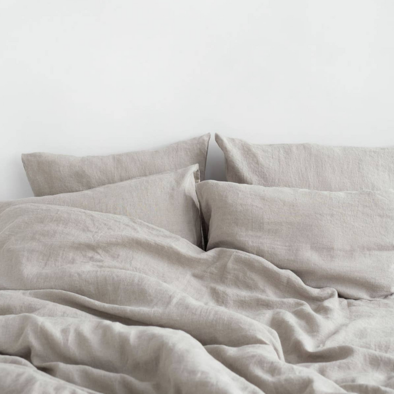 Natural Linen Duvet Cover Set