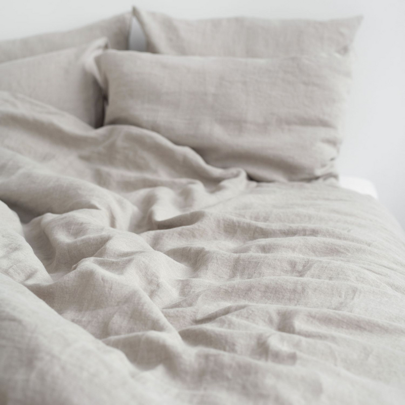 Natural Linen Duvet Cover Set