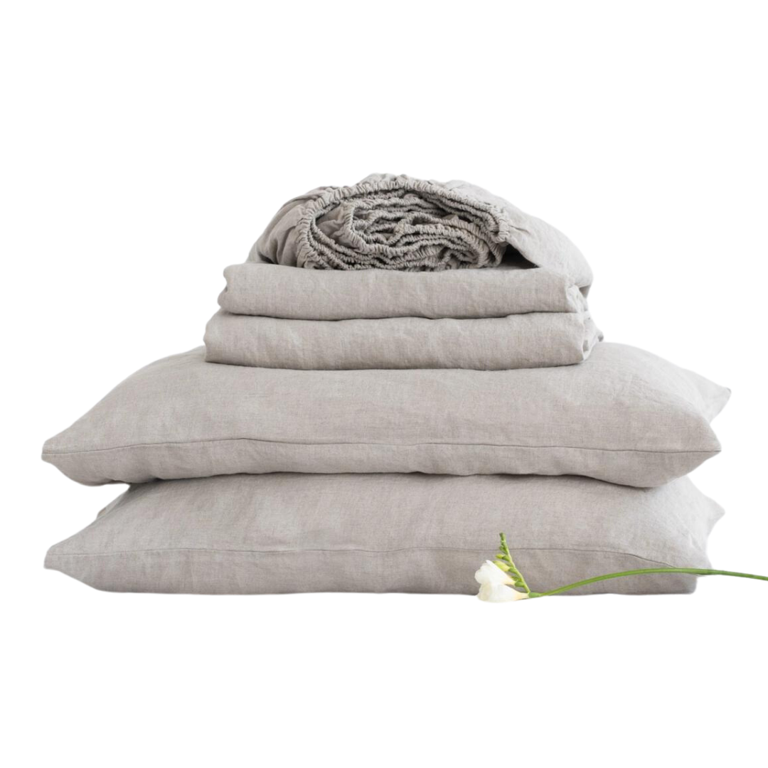 Natural Linen Sheet Set