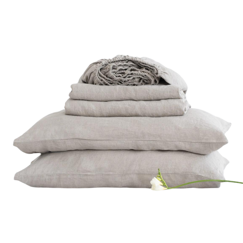 Natural Linen Sheet Set