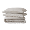 Natural Stripes Linen Duvet Cover Set