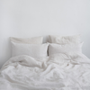 Natural Stripes Linen Duvet Cover Set
