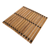 Nordic Style Natural Teak Shower String Mat