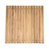 Nordic Style Natural Teak Shower String Mat