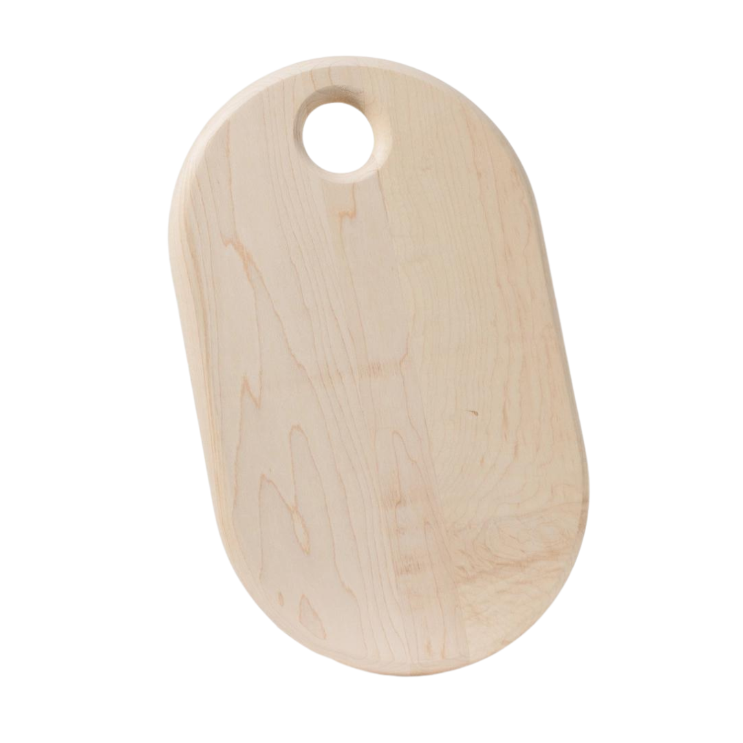 Oval Maple Cutting Board