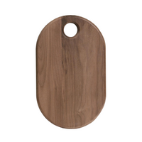 Oval Walnut Cutting Board