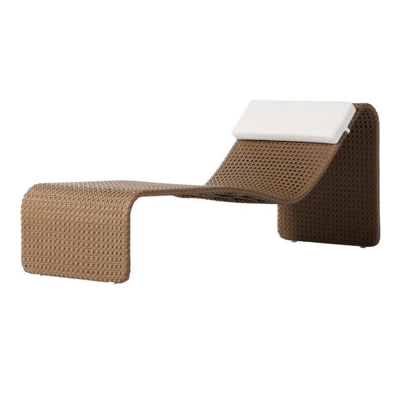 Paige Outdoor Woven Chaise