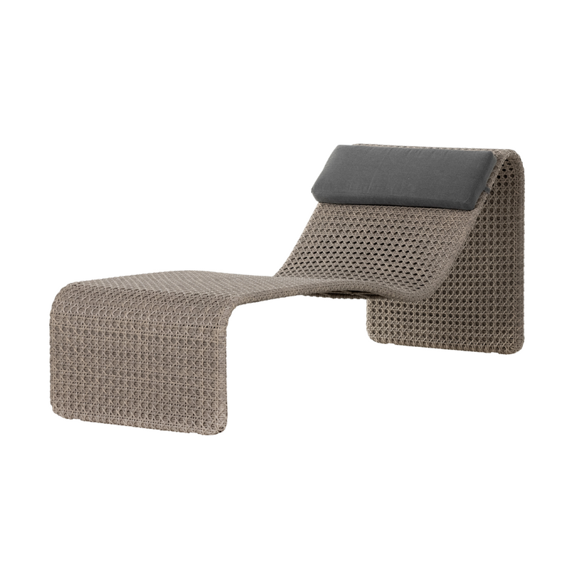 Paige Outdoor Woven Chaise