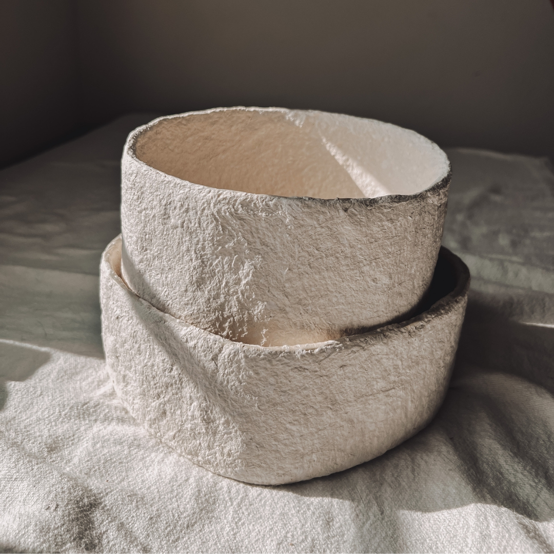 Paper Mache Nesting Bowls