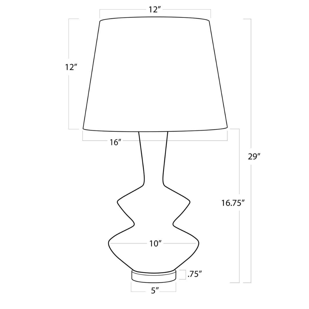 Poe Metal Table Lamp