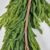 Real Touch Deluxe Norfolk Pine Garland - 72"