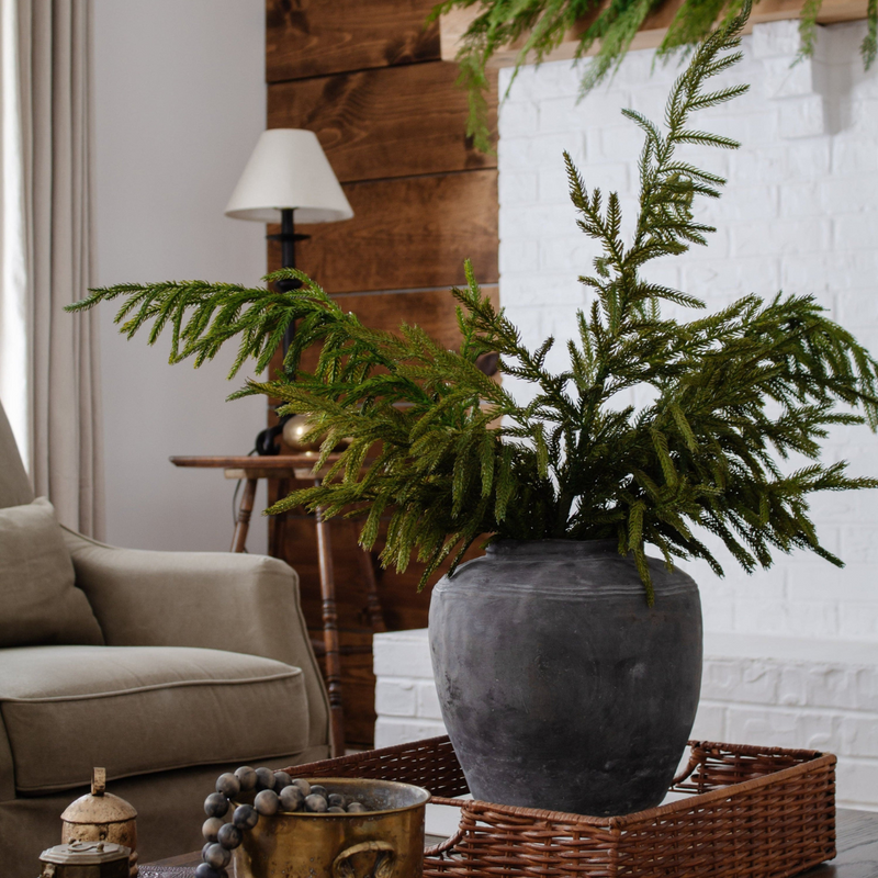 Real Touch Norfolk Pine Branch - 31"