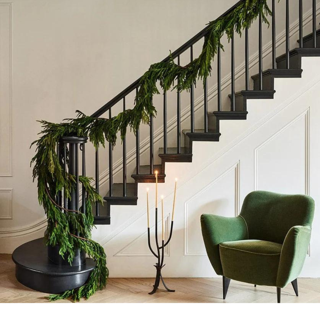 Real Touch Norfolk Pine Garland - 180" Long