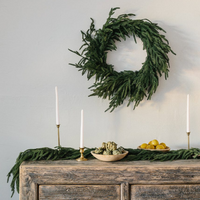 Real Touch Norfolk Pine Wreath - 24"