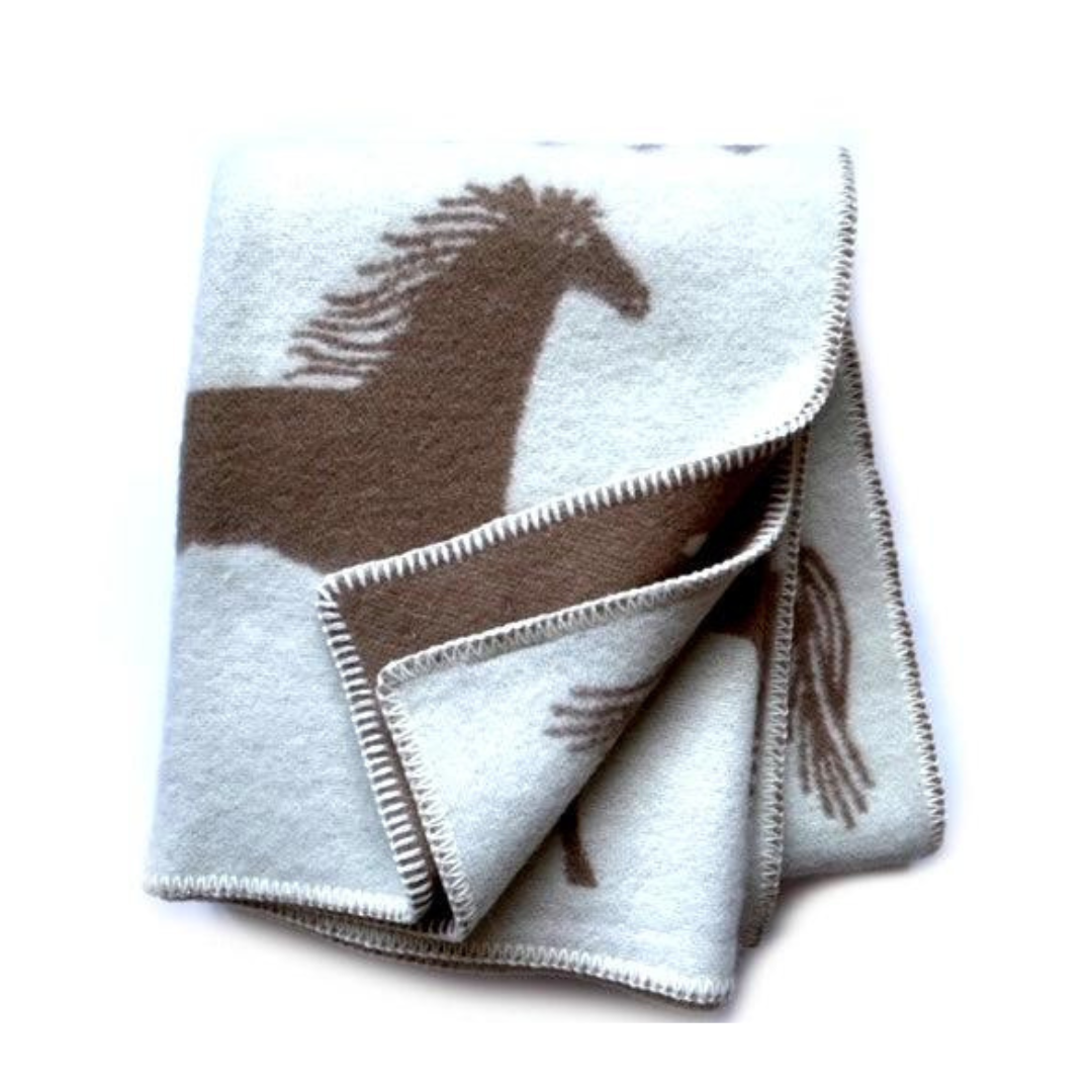 Reversible Horse Wool Blanket