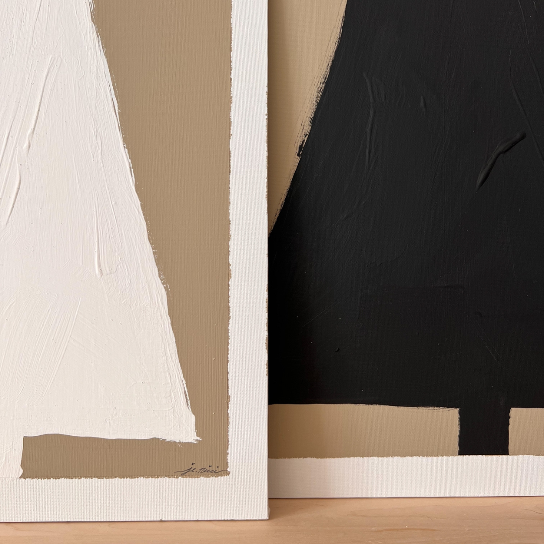 Sapin De Noël Artwork, White