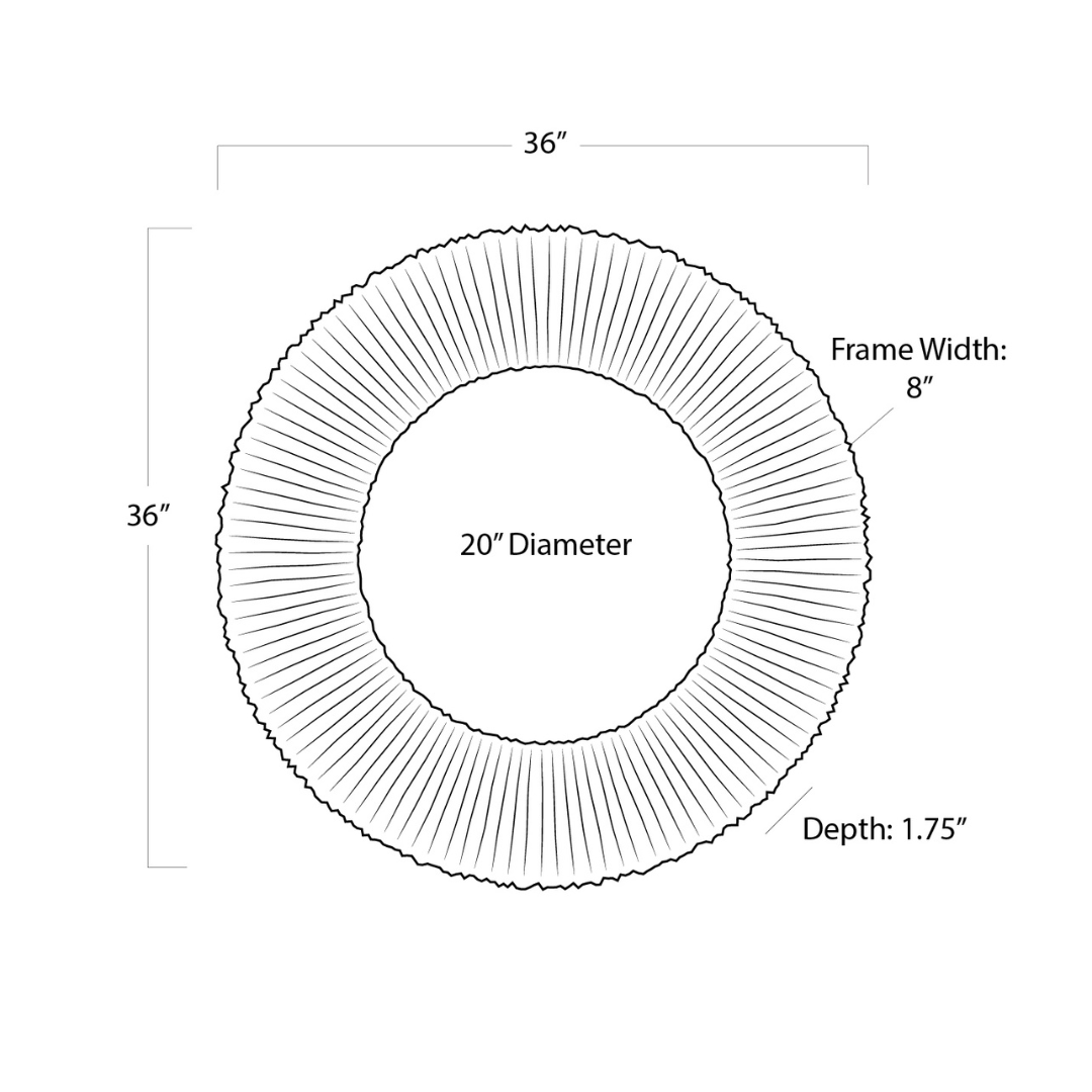 Slate Mirror Round