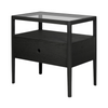 Spindle Bedside Table, Oak