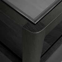 Spindle Bedside Table, Oak