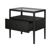 Spindle Bedside Table, Oak