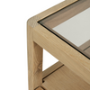 Spindle Bedside Table, Oak