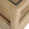 Spindle Bedside Table, Oak