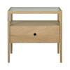Spindle Bedside Table, Oak
