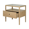 Spindle Bedside Table, Oak