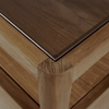 Spindle Bedside Table, Teak