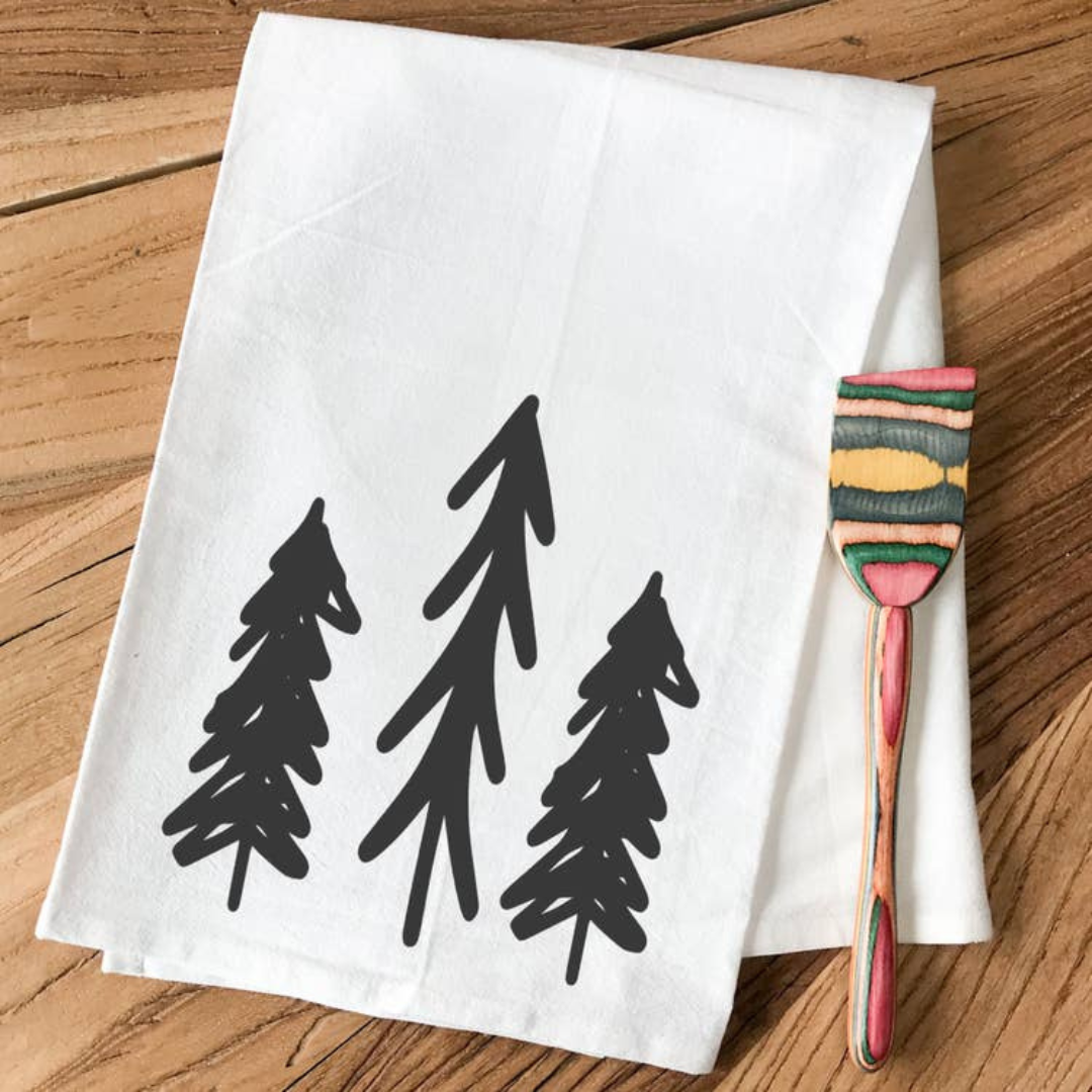 Three Charming Pines Kitchen Towel