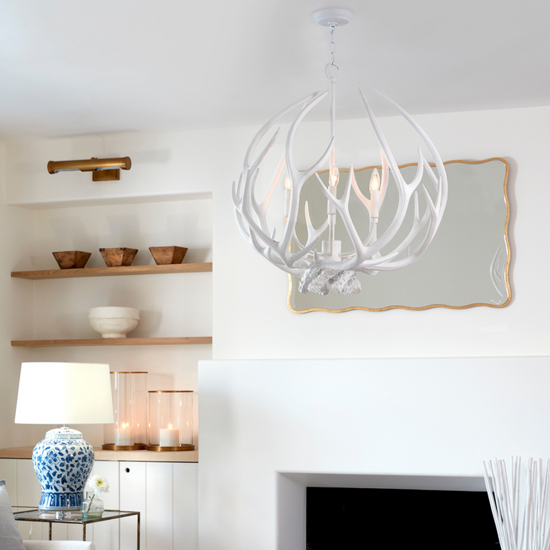 Waylon Antler Round Chandelier